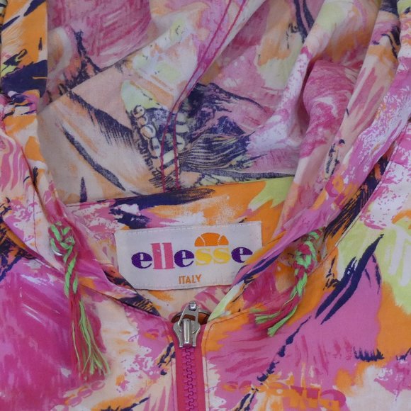 Ellesse Italy Vintage Multicoloured Large Jacket - Picture 2 of 6